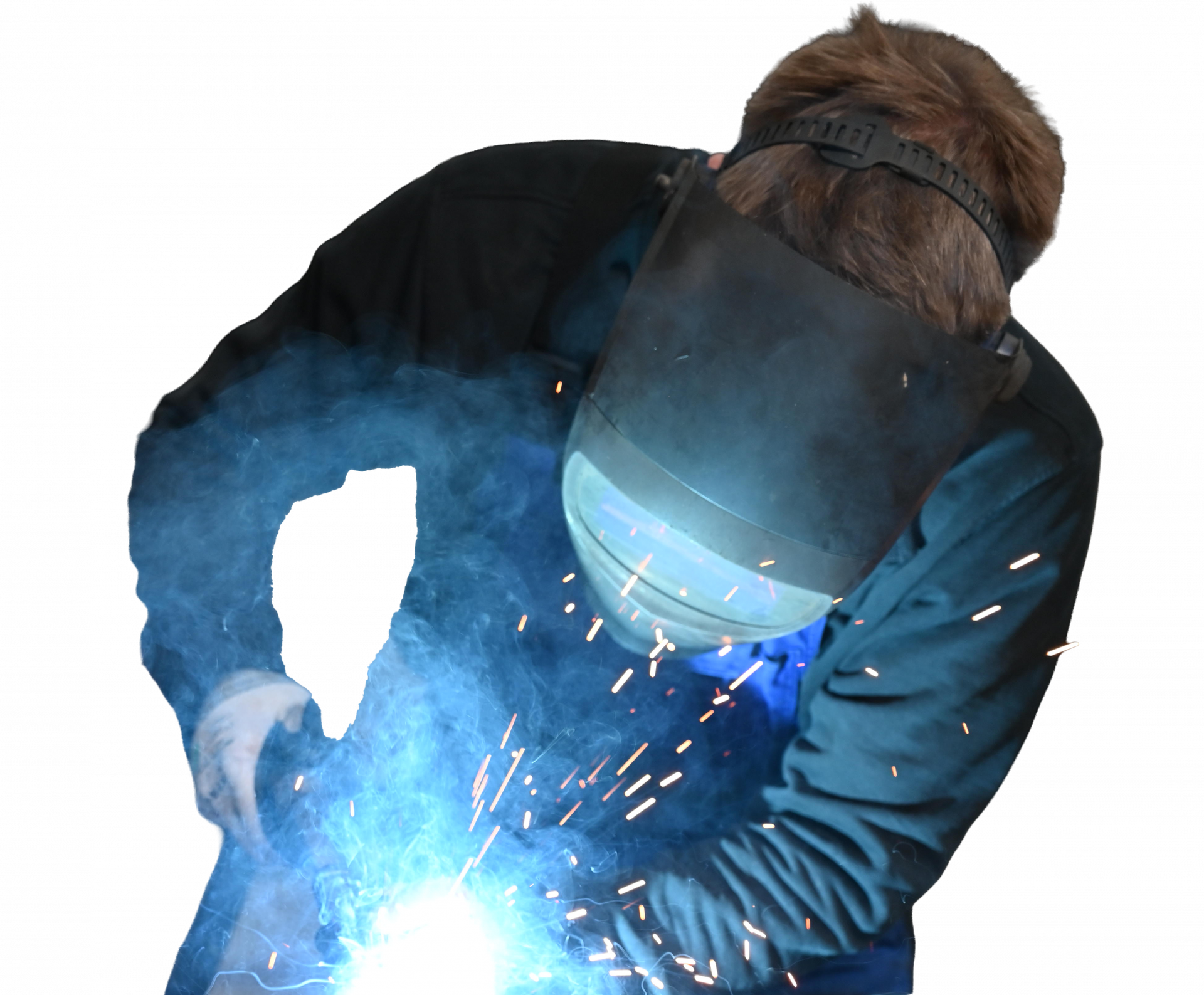 Eric Hofmann bei der Arbeit