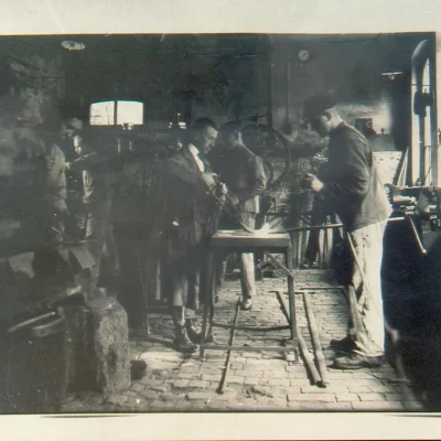 Werkstattarbeit Schlosserei Hofmann 1926