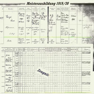Zeugnis Meisterausbildung F. Hofmann